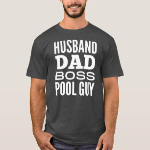 T-shirt Mari papa Boss Pool Guy
