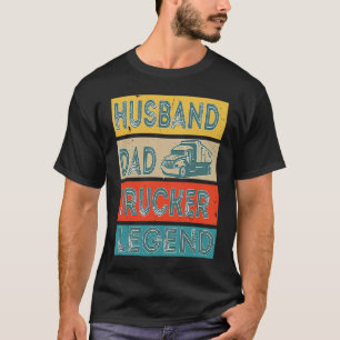 T-shirt Mari Papa Conducteur de camion Légende Hommes cond