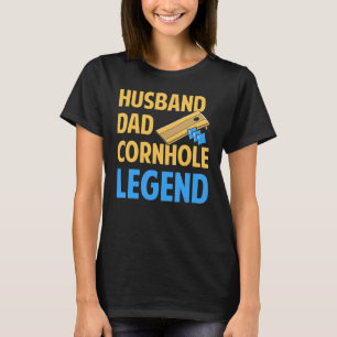 T-shirt Mari papa Cornhole Legend Cornhole Leg Cornhole