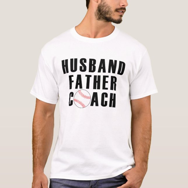 T-shirt Mari, Papa et Entraîneur (Devant)