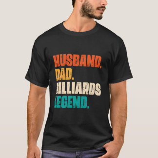 T-shirt Mari Papa Légende du Billard Joueur de Pool