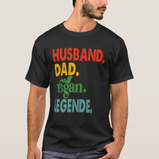 T-shirt Mari Papa Légende Végétalien Véganisme Végétalien