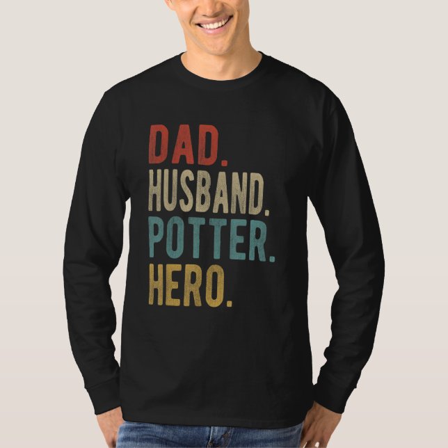 T-shirt Mari Papa Mari Potter Héros (Devant)