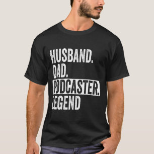 T-shirt Mari Papa Podcasteur Légende Pour le Design