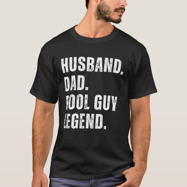 T-shirt Mari Papa Pool Guy Legend 10 (Devant)