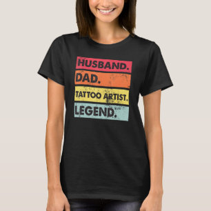 T-shirt Mari Papa Tattoo Artiste Tat Machine Tattooist