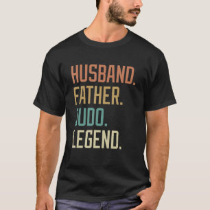 T-shirt Mari Père Judo Légende Fête des pères Anniversaire