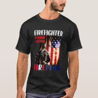 Mari pompier Père Fireman drapeau américain