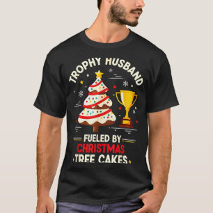 T-shirt Mari Retro époux alimenté par gâteau d'arbre de No