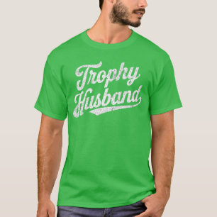 T-shirt Mari Trophée Vintage Mariage Sarcasique Rétro Gr