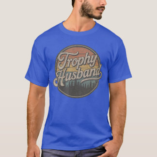 T-shirt Mari Trophée Vintage Mariage Sarcasme Rétro Gr