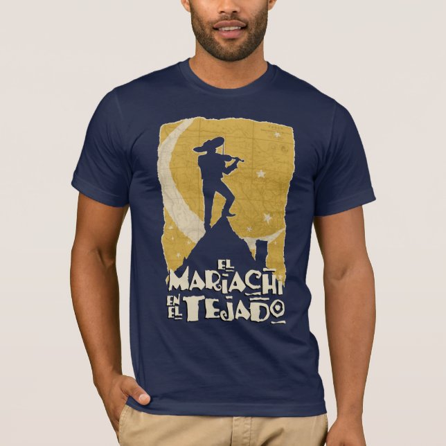 T-shirt Mariachi sur le toit (Devant)