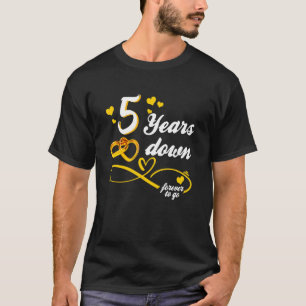 T-shirt Mariage 5 Ans Plus Bas Pour Aller Infini Amour R