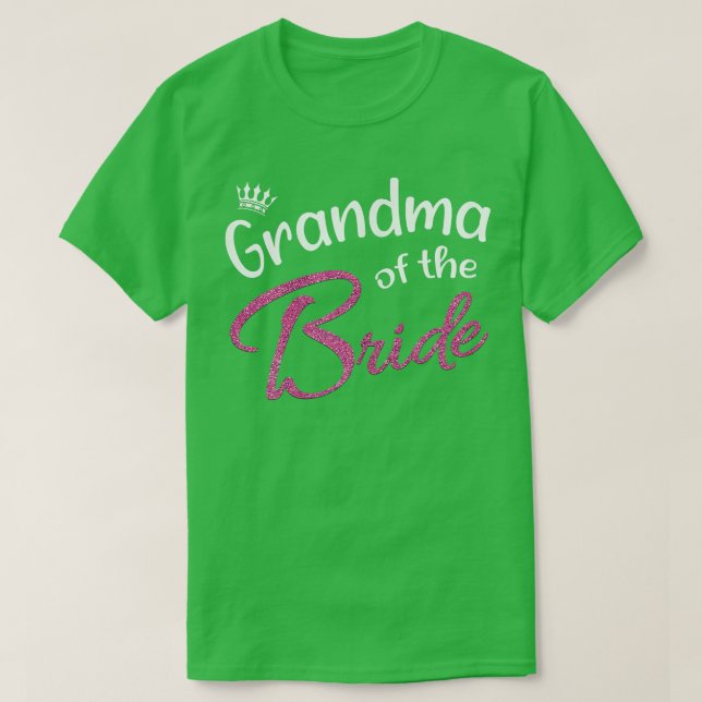T-shirt Mariage à thème familial pour femmes Grandm (Design devant)