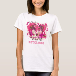 T-shirt mariage cancer du sein épouse mari ruban rose
