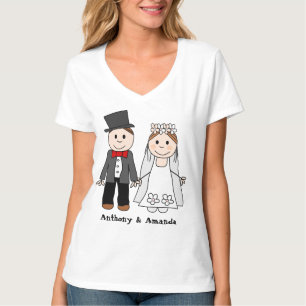 T-shirt MARIAGE COUPLE, mariée et mariée