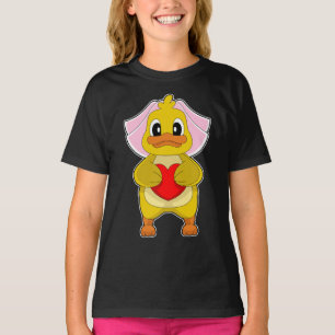 T-shirt Mariage de coeur de la mariée de canard