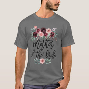 T-shirt Mariage de douche de mariée pour la mère de la mar