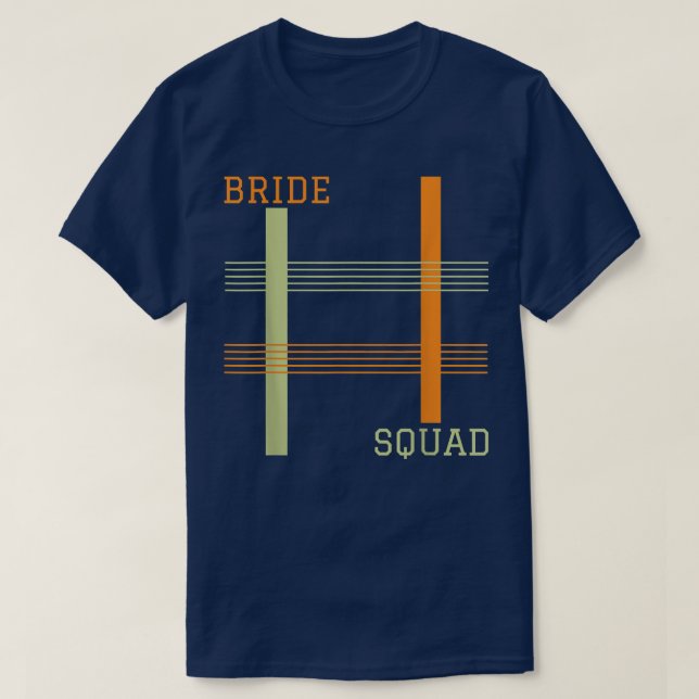 T-shirt Mariage de l'équipe de mariées (Design devant)