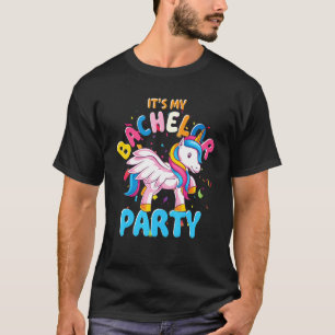 T-shirt Mariage de licorne de célibataire de marié d'homme