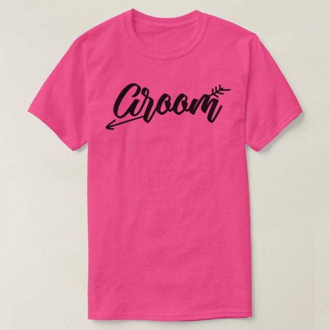 T-shirt Mariage de mariage de flèche mignonne correspondan (Design devant)