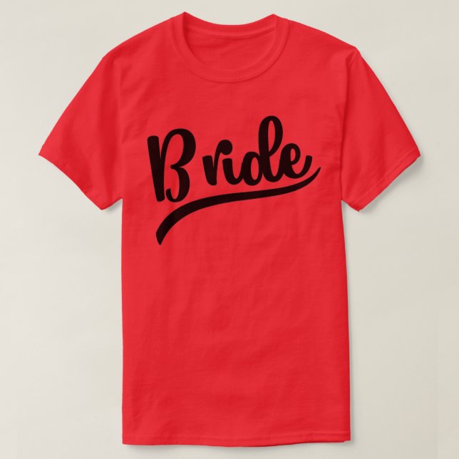 T-shirt Mariage de mariée (Design devant)
