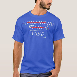 T-shirt Mariage de mariée Mariage fiancée