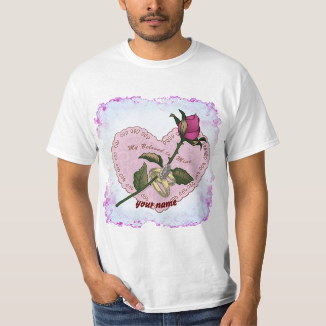 T-shirt mariage de mine bien-aimé (Devant)