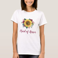 Mariage de tournesol floral rustique
