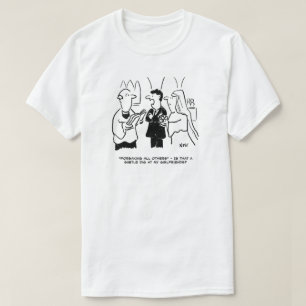 T-shirt Mariage - Déchirer subtilement sur les copines