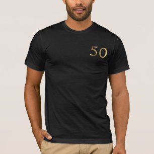 T-shirt Mariage d'or de cinquantième anniversaire du