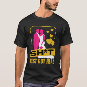T-shirt Mariage Drôle Et Enterrement De Vie De Jeune Fille