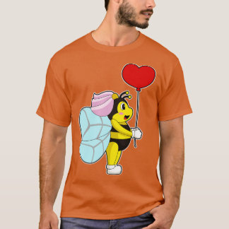 T-shirt Mariage du ballon de la mariée d'abeilles