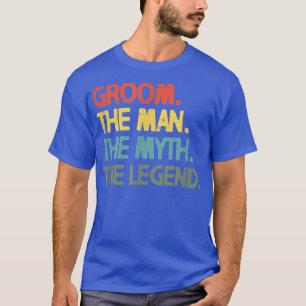 T-shirt Mariage du marié enterrement de vie de garçon Rétr