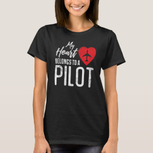 T-shirt Mariage du pilote de la compagnie aérienne Aviato