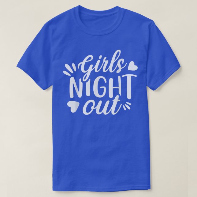 T-shirt Mariage Fiançailles de nuit pour filles jumelé Bac (Design devant)