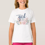 T-shirt Mariage Fleur Rose Florl<br><div class="desc">Faites de votre fille de fleurs un super spécial avec ce t-shirt amusant!</div>