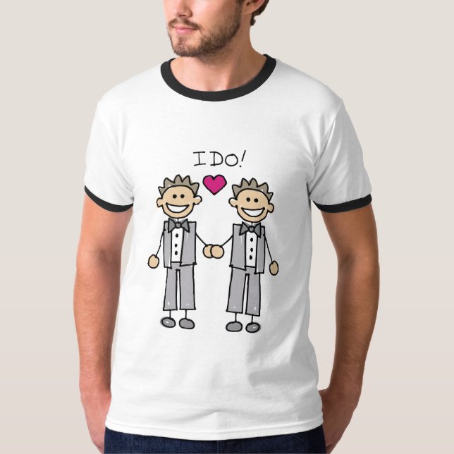 T-shirt Mariage gay (Devant)