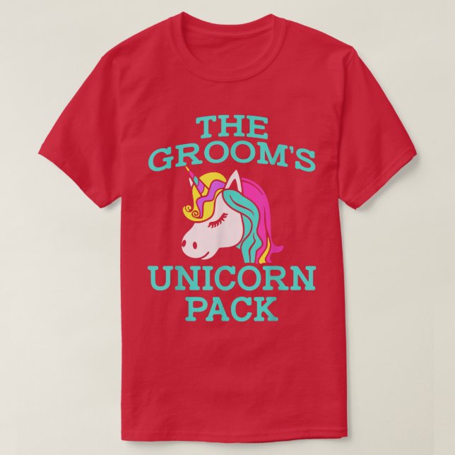 T-shirt Mariage Gay Fierté LGBT Licorne Enterrement de Vie (Design devant)