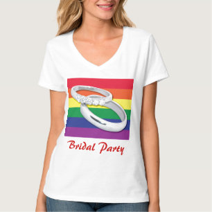 T-shirt Mariage gay lesbien