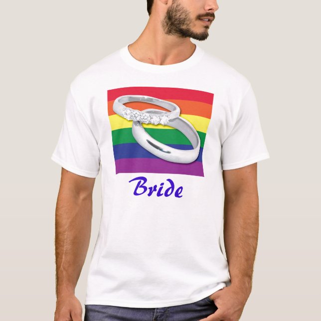T-shirt Mariage Gay Lesbienne (Devant)