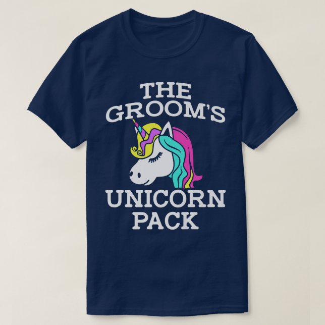 T-shirt Mariage Gay Licorne Paquet Fierté LGBT Enterrement (Design devant)