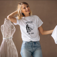 Mariage gothique Bachelorette Party Skull personna