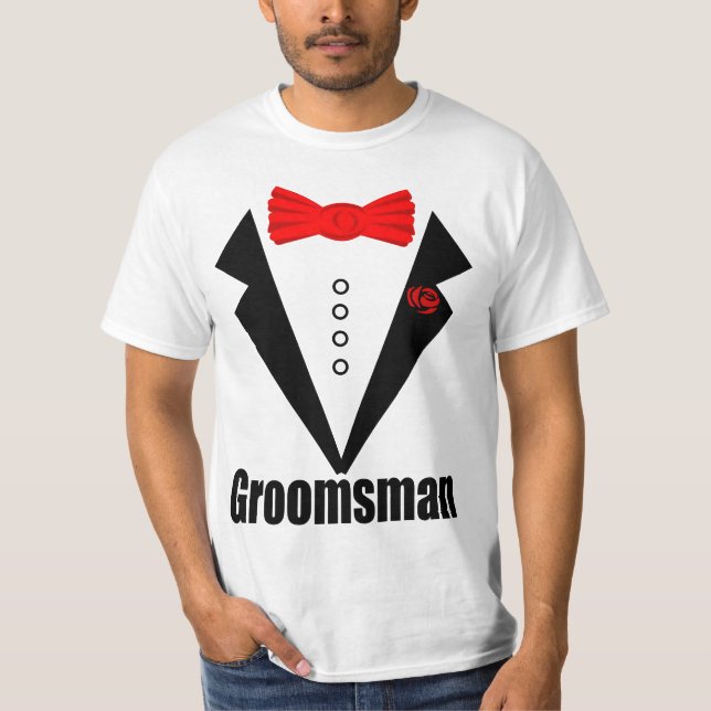 T-shirt mariage, groomsman (Devant)
