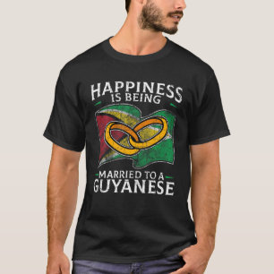 T-shirt Mariage Guyanais Marié Patrimoine Guyanais Drapea