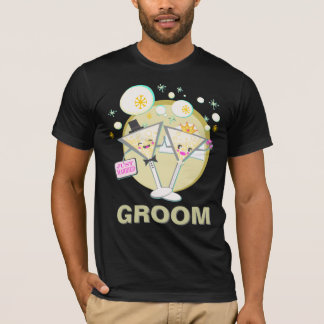 T-shirt mariage Kawaii Champagne Flutes