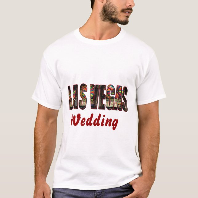 T-shirt Mariage Las Vegas (Devant)
