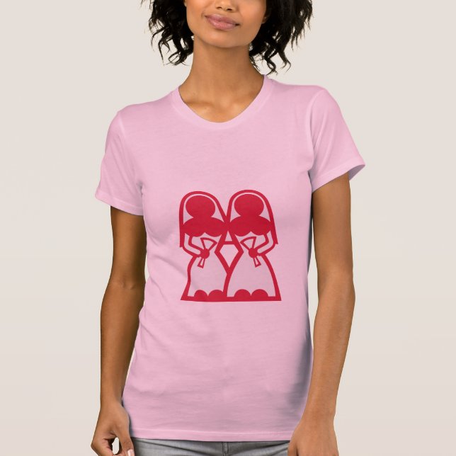 T-shirt Mariage lesbien (Devant)
