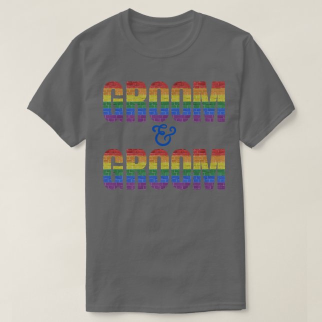 T-shirt Mariage LGBTQunion de vêtements Salle et salle de  (Design devant)