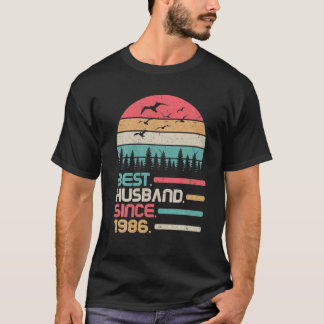 T-shirt Mariage Marié Anniversaire 36 ans meilleur mari